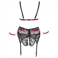 Cottelli Collection - Completino Intimo, Taglia XL, Set Bondage, Pizzo Nero