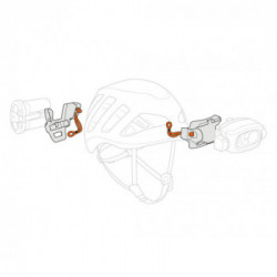 Petzl E103BA00 SIROCCO ADAPT - Attacco per lampada frontale DUO su un casco SIROCCO