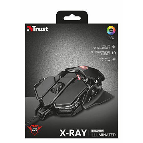 TRUST GAMES GXT 138 X-RAY ILLUMINATED GAM MOUSE