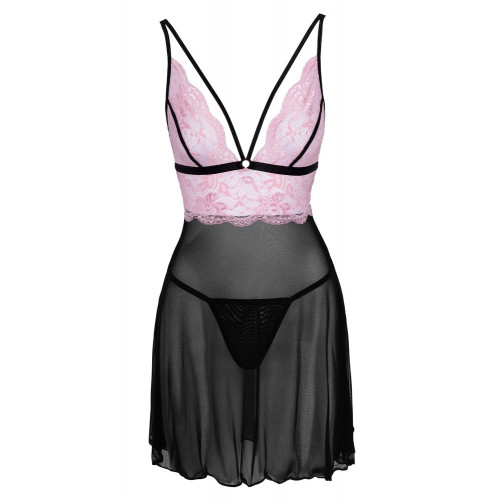 Cottelli Lingerie - Completino Babydoll, Rosa e...