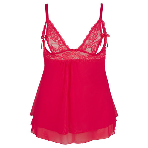 Cottelli Curves - Babydoll, Rosso, Taglia L,...