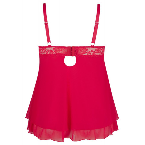 Cottelli Curves - Babydoll, Rosso, Taglia L,...