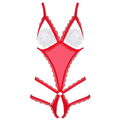 Obsessive - Body di Natale, Taglia 2XL, Rosso,...