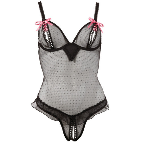 Cottelli Lingerie Ouvert - Body Nero...