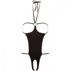 NoXqse Sex Opener - Body Aperto, Provocante, Monopezzo, Nero, Taglia S-L,