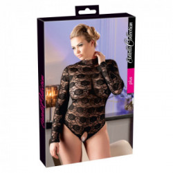 Cottelli Curves - Body, Taglia XL, Eccitante, Pizzo Nero, Cavallo Aperto