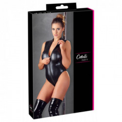 Cottelli Party - Body con Zip, Taglia S, Nero, Monopezzo, con Cerniera