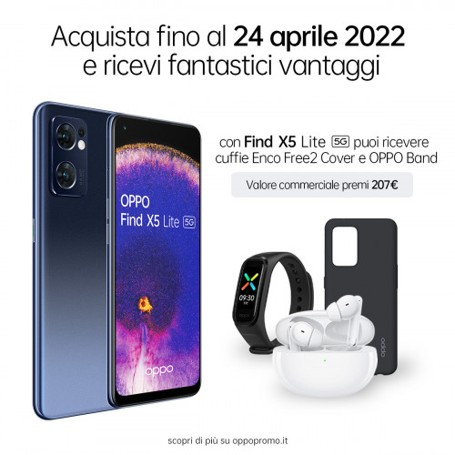 OPPO Find X5 Lite ha una batteria di lunga...