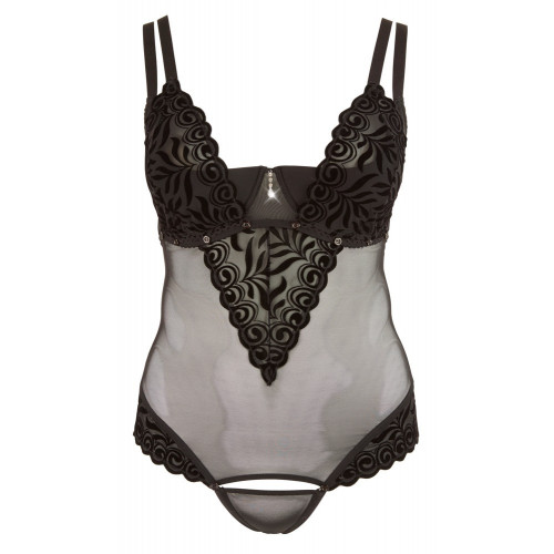 Cottelli Curves - Body Raffinato, Pizzo Nero,...