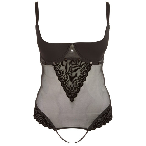 Cottelli Curves - Body Raffinato, Pizzo Nero,...