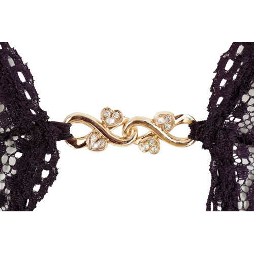 Cottelli Lingerie - Body a Stringhe, Pizzo Nero...