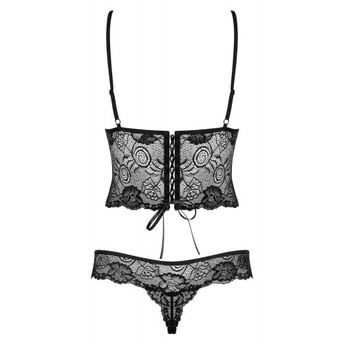 Obsessive - Body Nero, Taglia S/M, in Pizzo,...