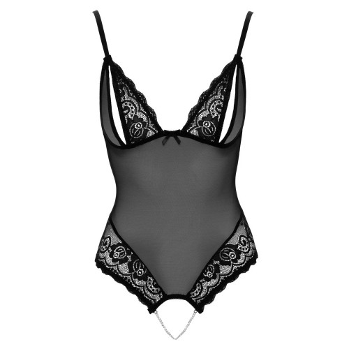 Cottelli Lingerie - Body Nero, Taglia M, Pizzo...