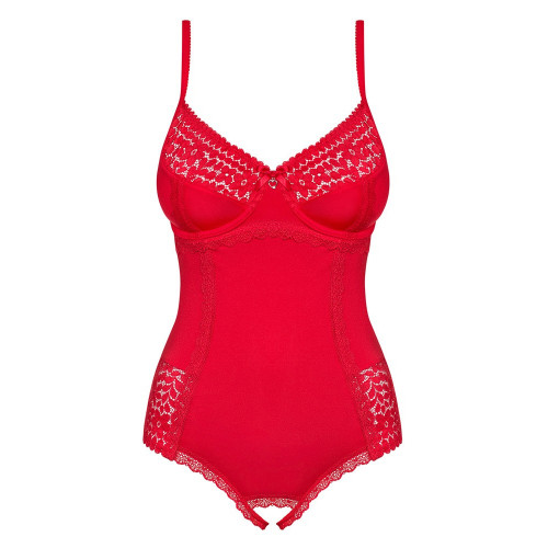 Obsessive - Body Rosso, Taglia S/M, Cavallo...