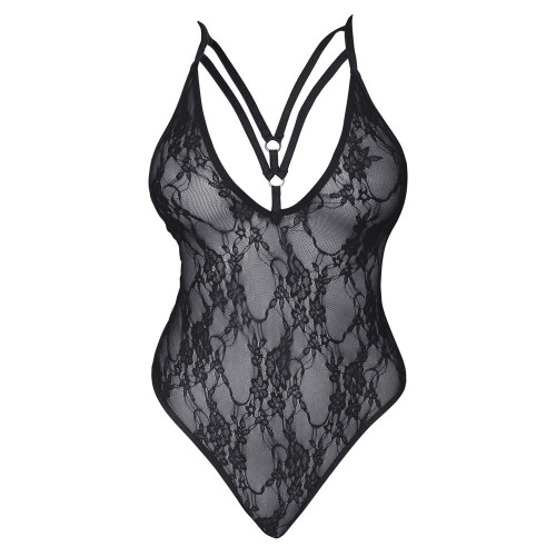 Cottelli Lingerie - Body Nero Trasparente,...