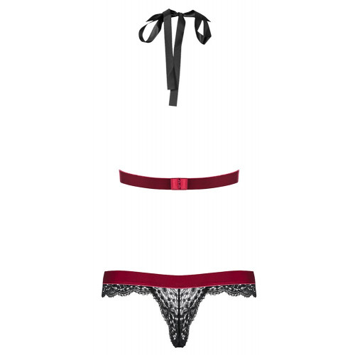 Obsessive - Body Nero, Taglia S/M, Pizzo,...