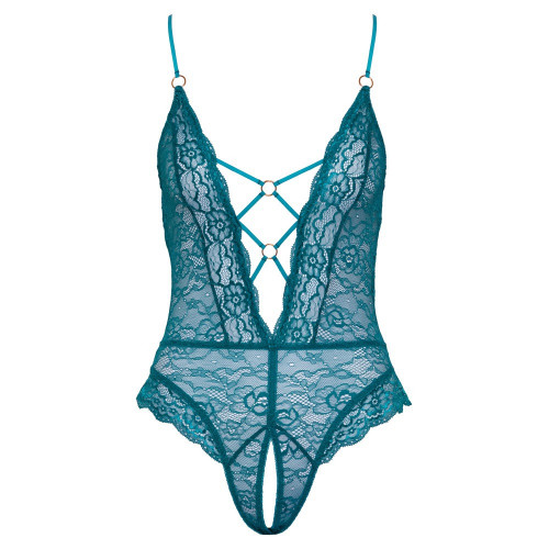 Cottelli Lingerie - Body Verde Trasparente,...
