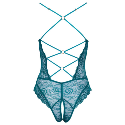 Cottelli Lingerie - Body Verde Trasparente,...