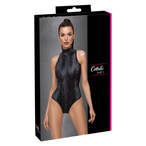 Cottelli Party - Body Nero con Zip, Taglia M,...