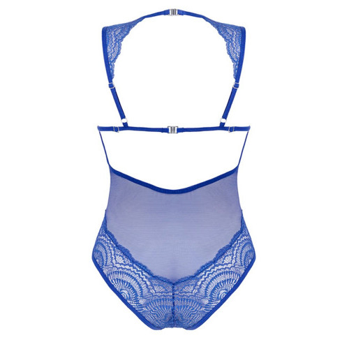 Obsessive - Body Blu, Taglia XS/S, Pizzo,...