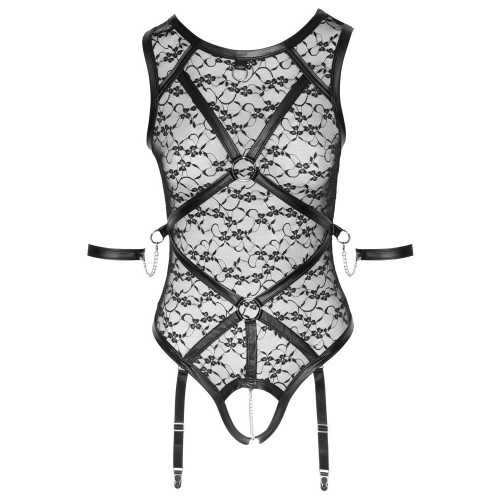 Cottelli Bondage - Body Trasparente Nero,...