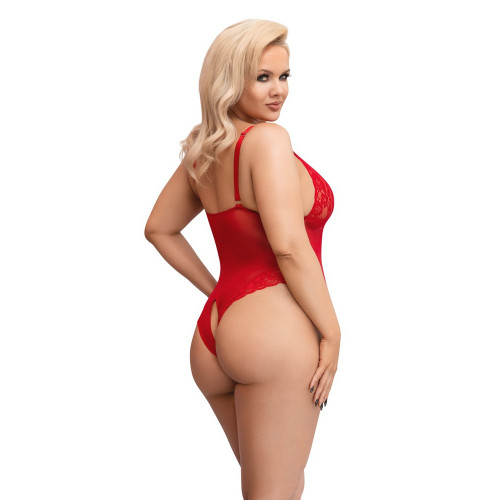Cottelli Curves Crotchless Body Red...