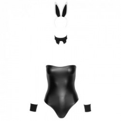 Cottelli Costumes Bunny Body - Vestitino da Coniglietta, Nero, Taglia M