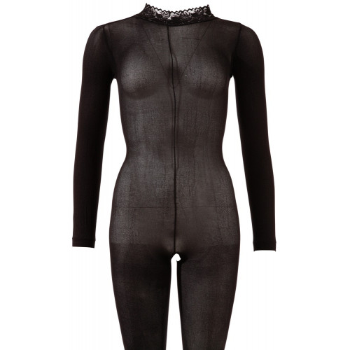 NoXqse Catsuit With Lace Collar - Tutina Intima...