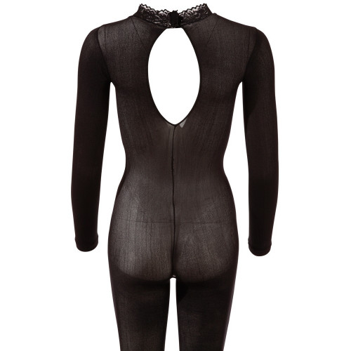 NoXqse Catsuit With Lace Collar - Tutina Intima...