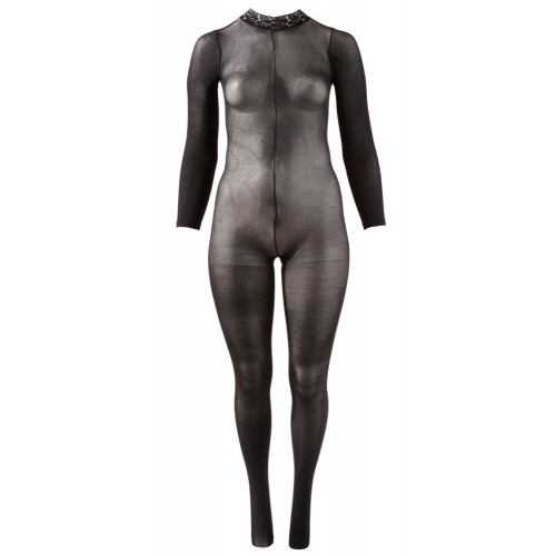NoXqse Catsuit With Lace Collar - Tutina Intima...