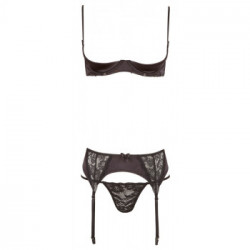 Cottelli Lingerie Bra Set - Completino Intimo, Nero, Sensuale, Taglia 85B/L