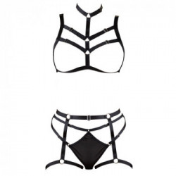 Cottelli Lingerie Harness Set - Completino Intimo, Nero, Minimal, Senza Cavallo, Taglia S-L