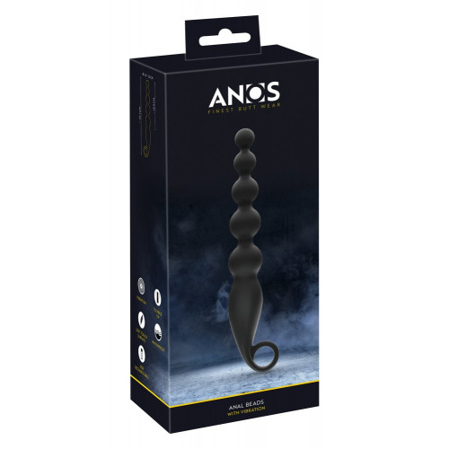 Anos Anos Vibrating Anal Beads - Vibratore...