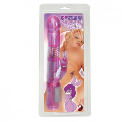 You2Toys Crazy Rabbit - Vibratore Rabbit con Perle, Rotazione, Richiede Batterie