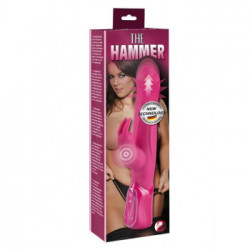 You2Toys The Hammer Pink - Vibratore Rabbit con Funzione Shock, Rosa, Richiede Batterie