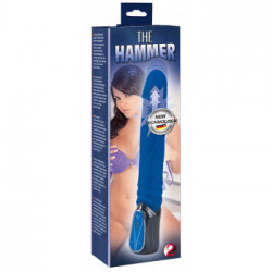You2Toys The Hammer Blue - Vibratore Realistico con Funzione Shock, Blu, Richiede Batterie