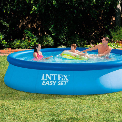 Intex 28142 - Piscina Easy Set, 396 x 84 cm con...