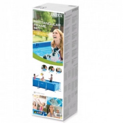 Intex 320071 - Piscina Fuori Terra, 450 x 220 x 84 cm, 7.100 Litri, Colore Azzurro 