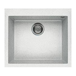 Elleci LGQ10552 - Lavello quadra 105, 57x50, 1V, bianco pietra