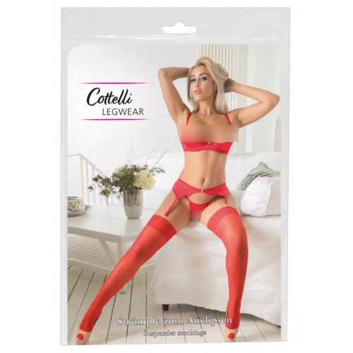 Cottelli Legwear Stockings - Collant Color...
