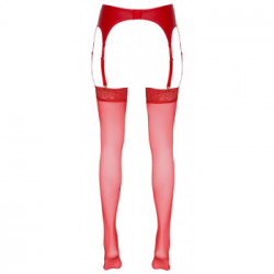Cottelli Legwear Stockings - Collant Color Rosso, Taglia 5