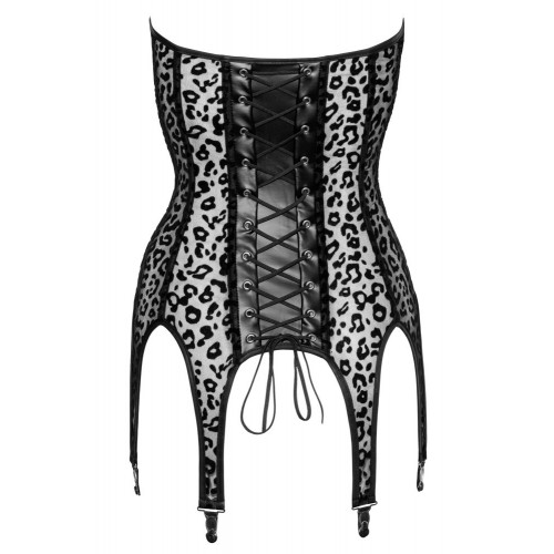 Noir Handmade Corset Leo - Reggicalze, Nero,...