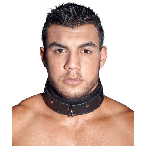 Zado Leather Collar - Collare in Pelle, Nero,...
