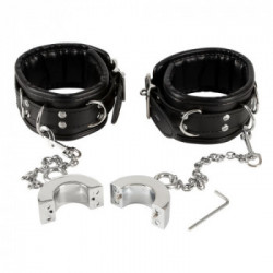 Fetish Collection Handcuffs and Cock Ring - Polsiere con Catena e Anello per il Pene