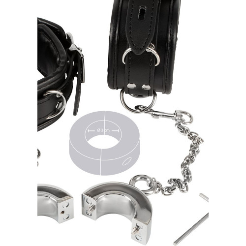 Fetish Collection Handcuffs and Cock Ring -...