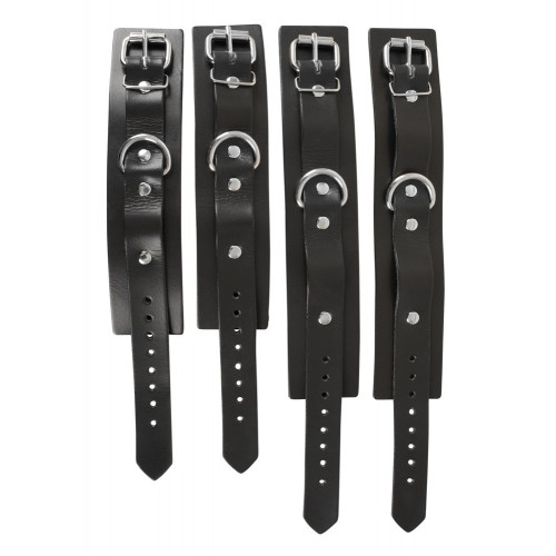 Zado Leather Restraint Set Hogtie - Polsiere e...
