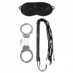 Fetish Fantasy Lover's Fantasy Kit - Set Bondage, Manette + Frustino + Maschera per Occhi