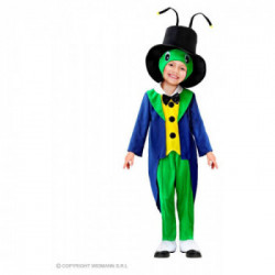 CAVALLETTA (frac con gilet, collare e farfallino, pantaloni, ghette, cappello con maschera) (104 cm / 2-3 Years)