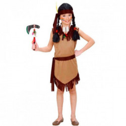 Widmann 02607 - Costume Indiana con Cintura, Fascia, 140 cm, 8-10 Anni