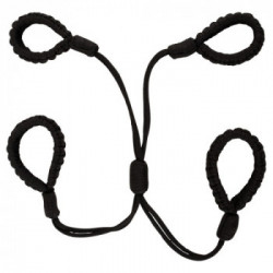 Bad Kitty Bad Kitty Handcuffs - Corda , Bloccaggio Polsi e Caviglie, Look Shibari, Cotone, Taglia S/M